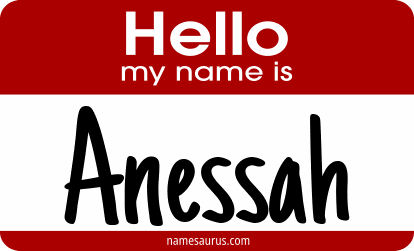 Hello my name is Anessah png download
