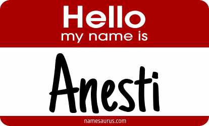 Hello my name is Anesti png download