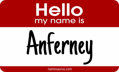 Hello my name is Anferney png download