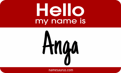 Hello my name is Anga png download