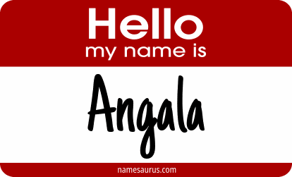 Hello my name is Angala png download