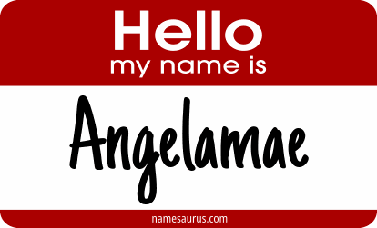 Hello my name is Angelamae png download