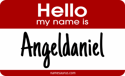 Hello my name is Angeldaniel png download