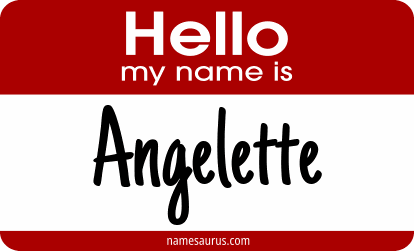 Hello my name is Angelette png download