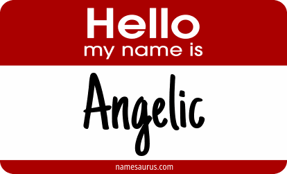 Hello my name is Angelic png download