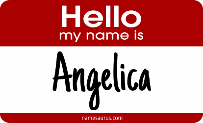 Hello my name is Angelica png download
