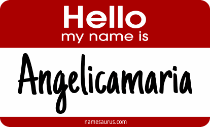 Hello my name is Angelicamaria png download