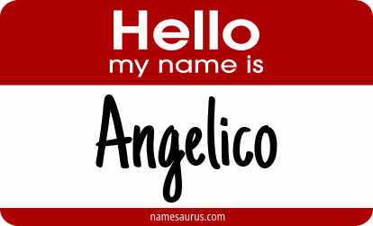 Hello my name is Angelico png download