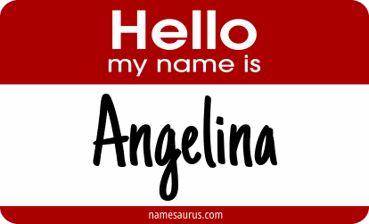 Hello my name is Angelina png download