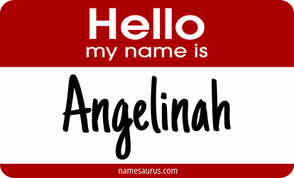 Hello my name is Angelinah png download