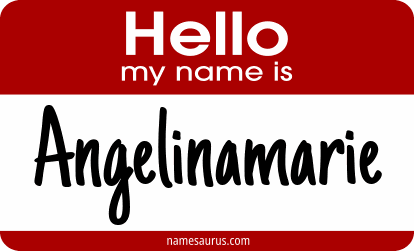 Hello my name is Angelinamarie png download