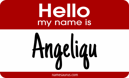 Hello my name is Angeliqu png download