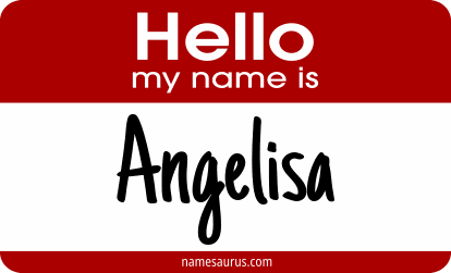 Hello my name is Angelisa png download
