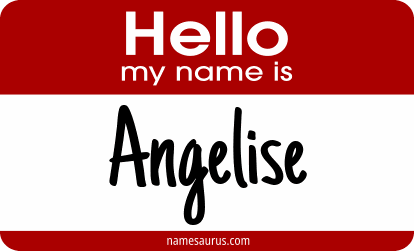 Hello my name is Angelise png download