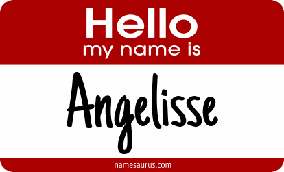 Hello my name is Angelisse png download