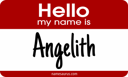 Hello my name is Angelith png download