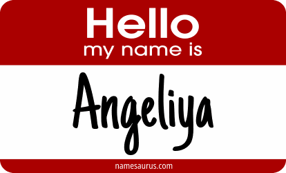 Hello my name is Angeliya png download