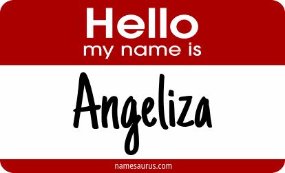 Hello my name is Angeliza png download