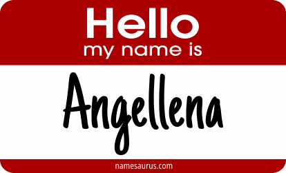 Hello my name is Angellena png download