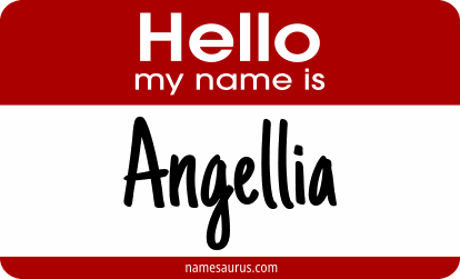 Hello my name is Angellia png download