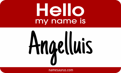 Hello my name is Angelluis png download