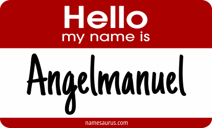 Hello my name is Angelmanuel png download