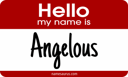 Hello my name is Angelous png download