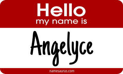 Hello my name is Angelyce png download