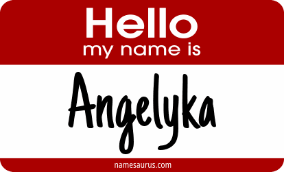 Hello my name is Angelyka png download