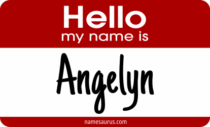 Hello my name is Angelyn png download