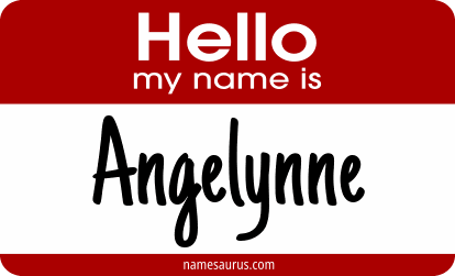 Hello my name is Angelynne png download