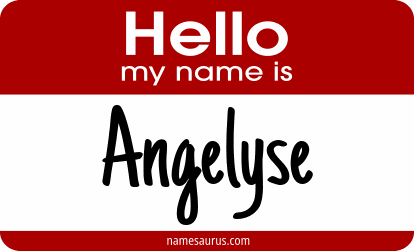 Hello my name is Angelyse png download