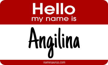 Hello my name is Angilina png download