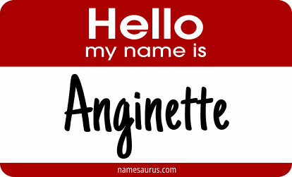 Hello my name is Anginette png download
