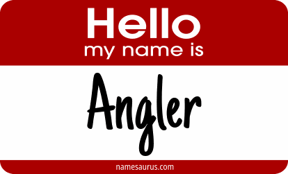Hello my name is Angler png download