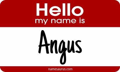 Hello my name is Angus png download