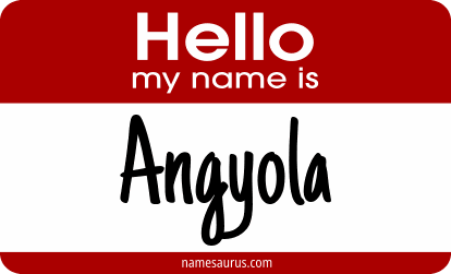 Hello my name is Angyola png download