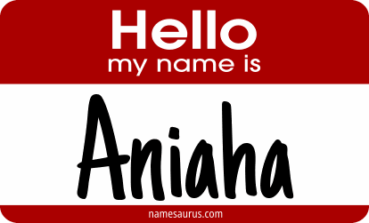 Hello my name is Aniaha png download