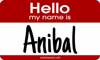 Hello my name is Anibal png download