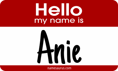 Hello my name is Anie png download