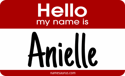 Hello my name is Anielle png download