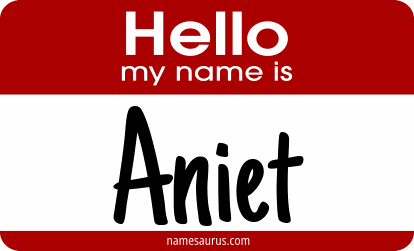 Hello my name is Aniet png download