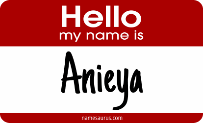 Hello my name is Anieya png download