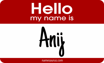 Hello my name is Anij png download
