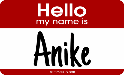 Hello my name is Anike png download