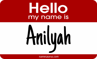 Hello my name is Anilyah png download