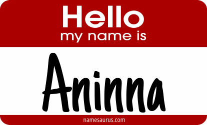 Hello my name is Aninna png download