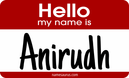 Hello my name is Anirudh png download