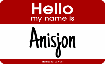 Hello my name is Anisjon png download