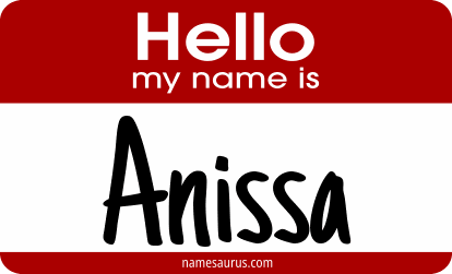 Hello my name is Anissa png download